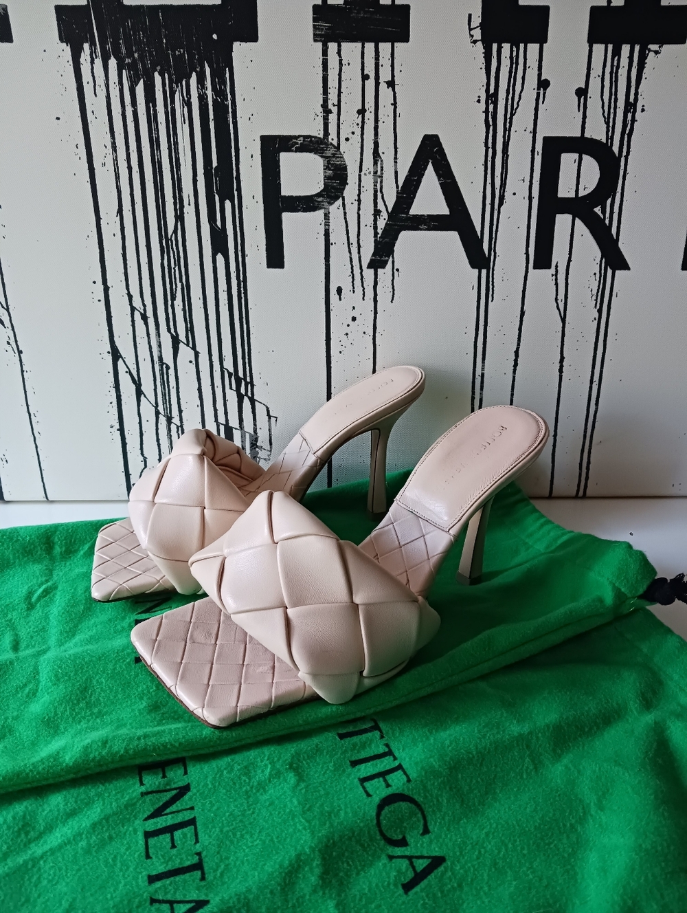 Bottega Veneta Lido Heels Size 37